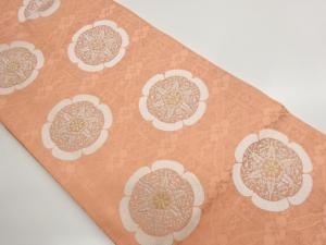 華文に花菱模様織り出し名古屋帯